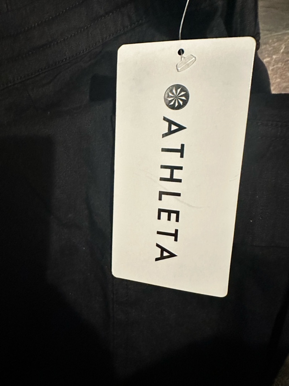 Athleta Paradise Straight Leg Cargo Pants Black Size Medium NWT - Picture 6 of 6